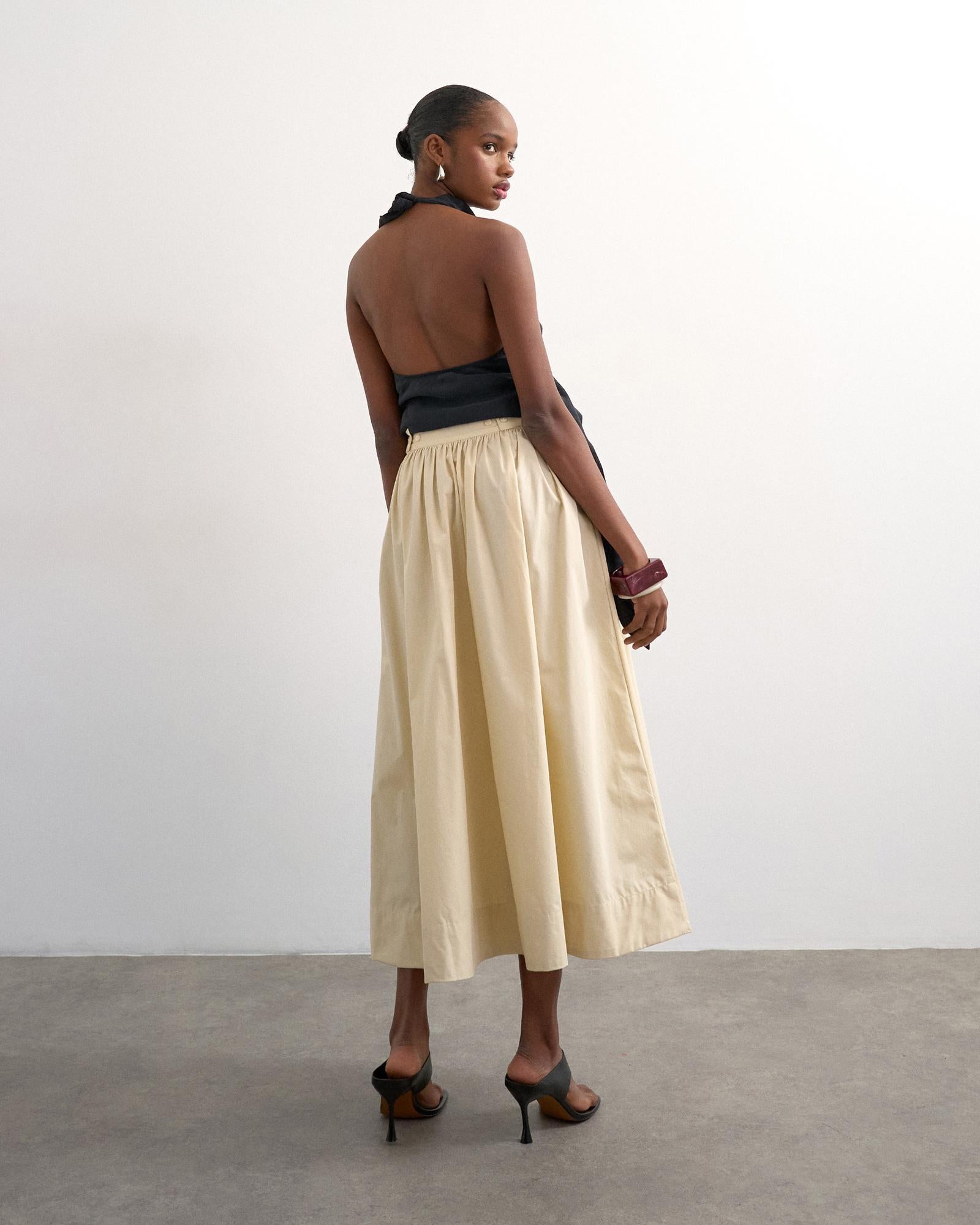 TSSALLY MIDI SKIRT